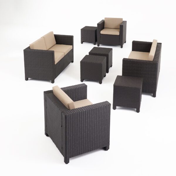 6-Seater Outdoor Sofa Set with Side Tables - NH339903 - Image 6