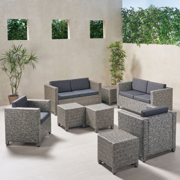 6-Seater Outdoor Sofa Set with Side Tables - NH339903 - Image 8
